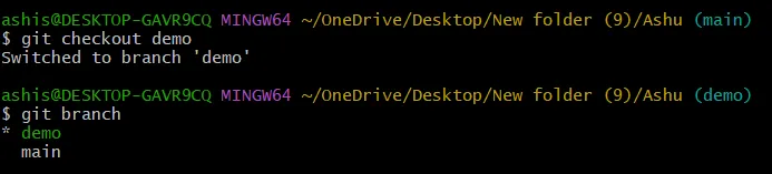 git checkout command git checkout command