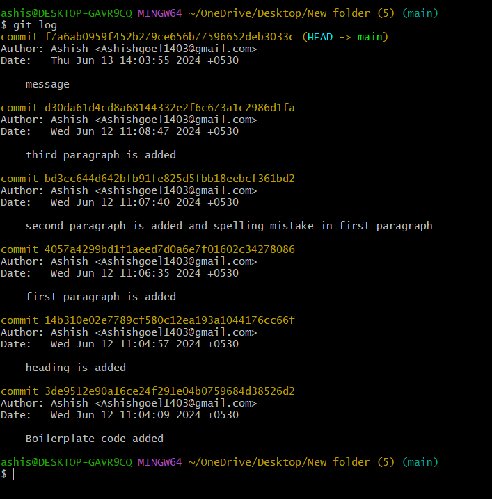 git log command git log command