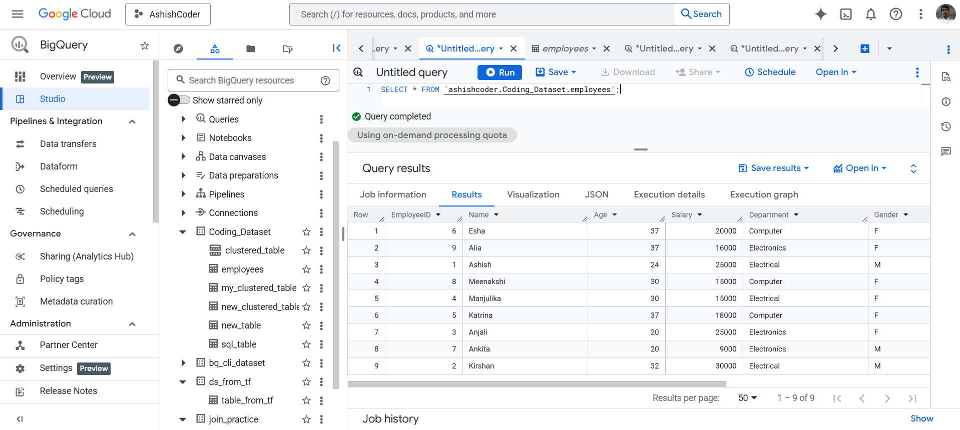 CASE WHEN statement in BigQuery