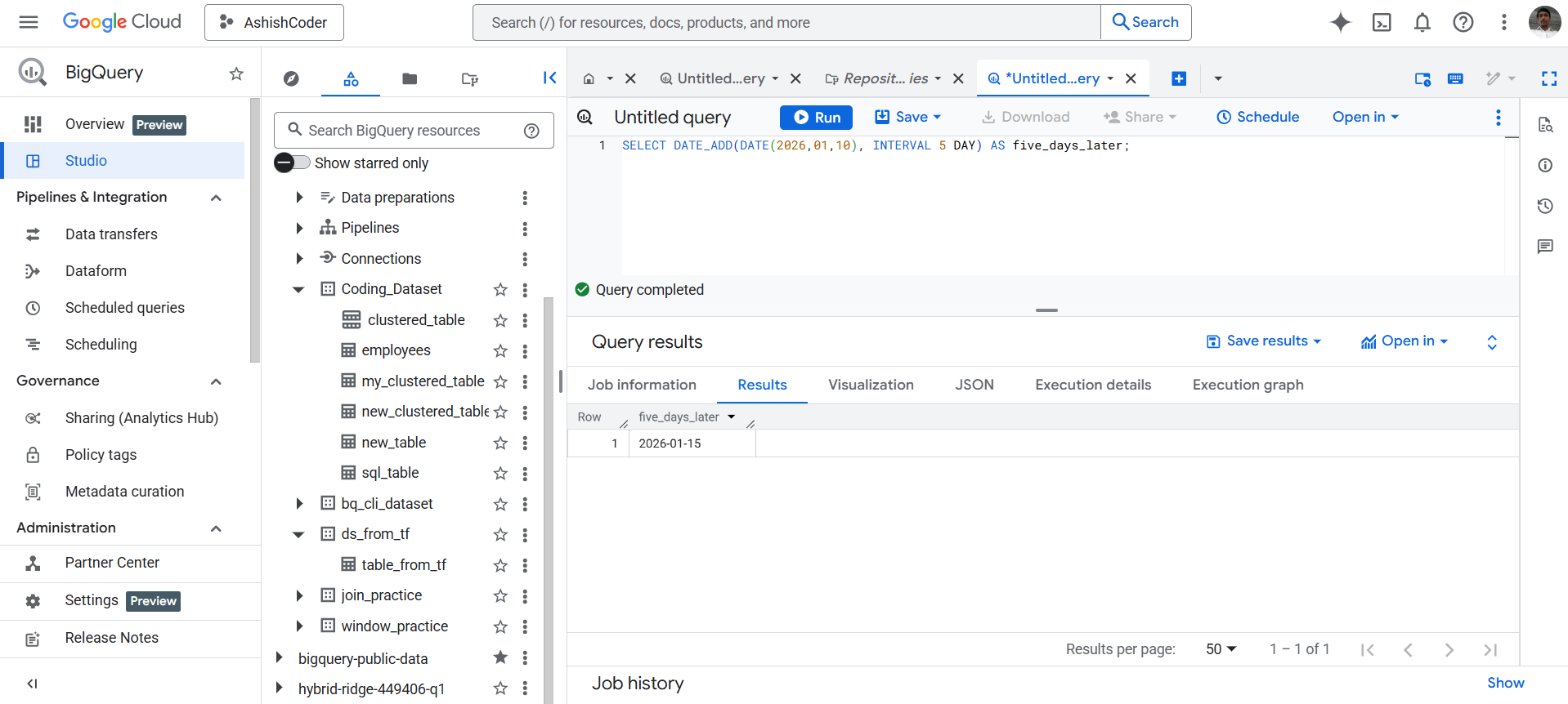 DATE_ADD function in BigQuery