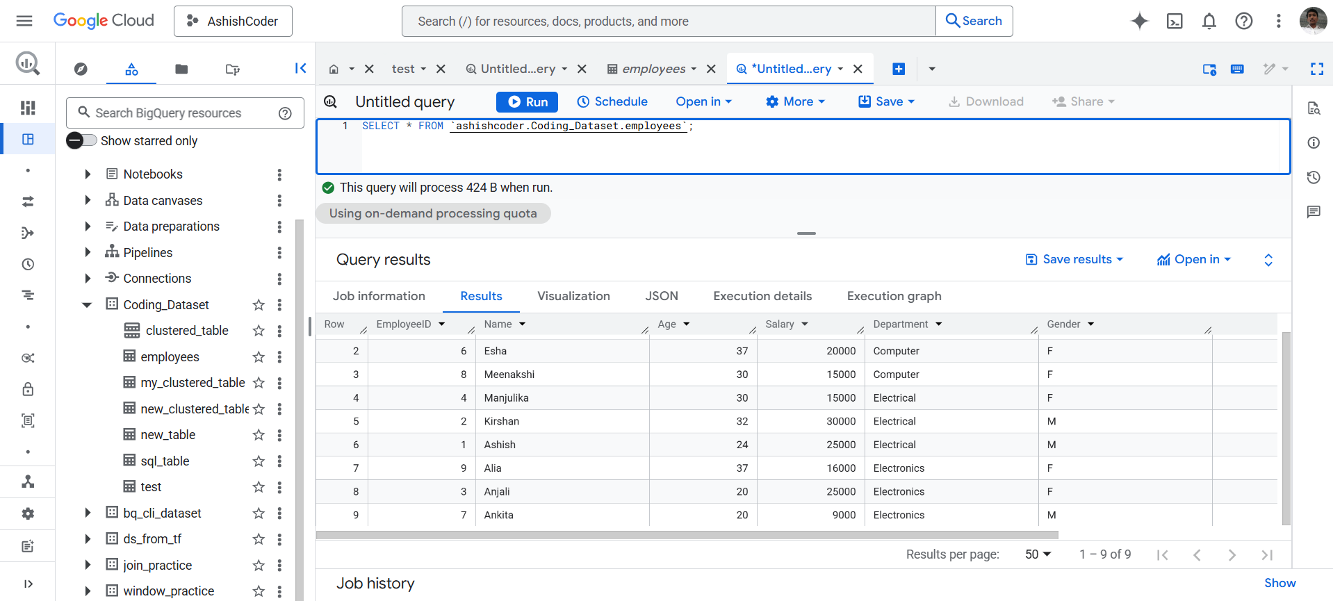 LOWER function in BigQuery