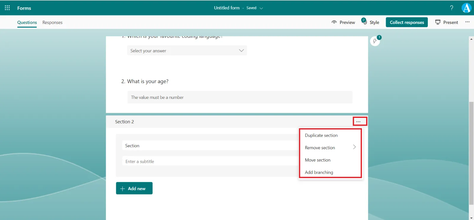Microsoft Forms Microsoft Forms