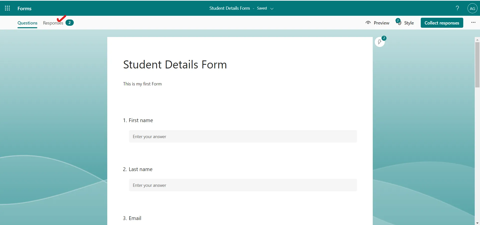 Microsoft Forms