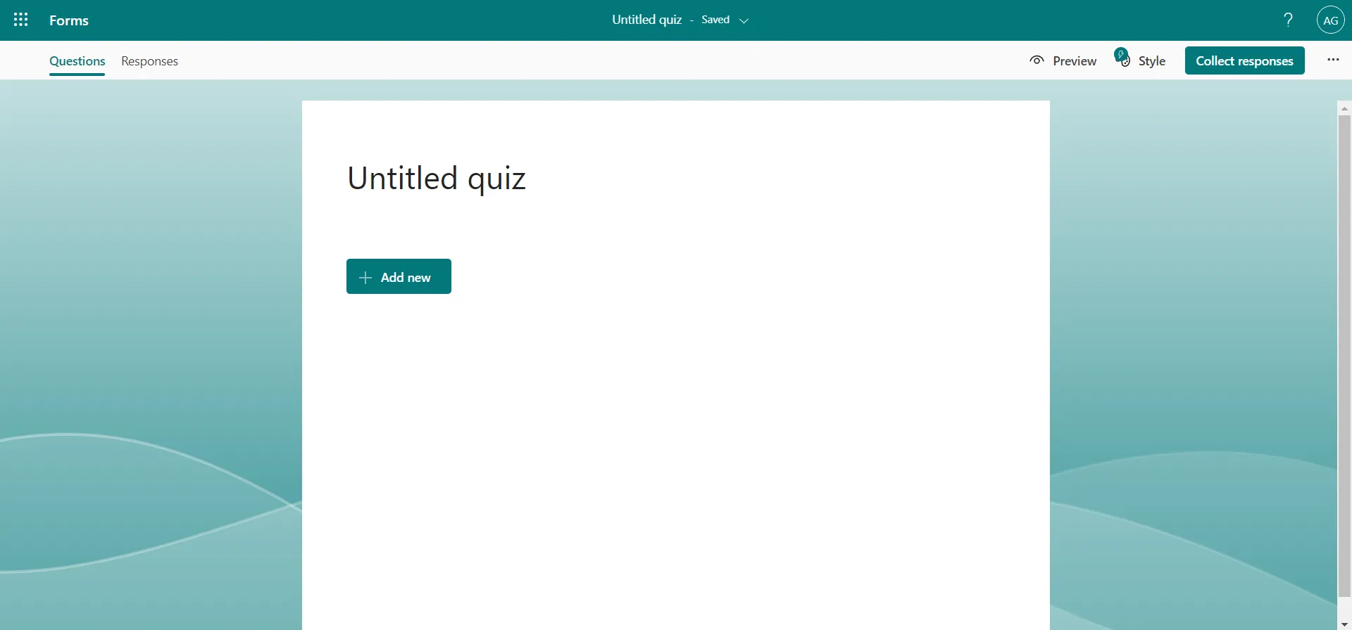 Create Quiz Microsoft Form