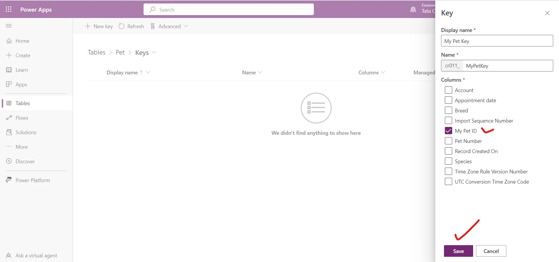 Create an alternate key in Dataverse Create an alternate key in Dataverse