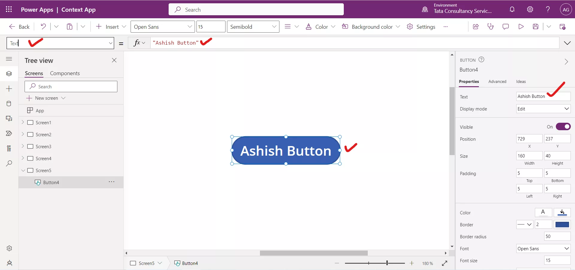 Button control in Canvas Power Apps Button control in Canvas Power Apps