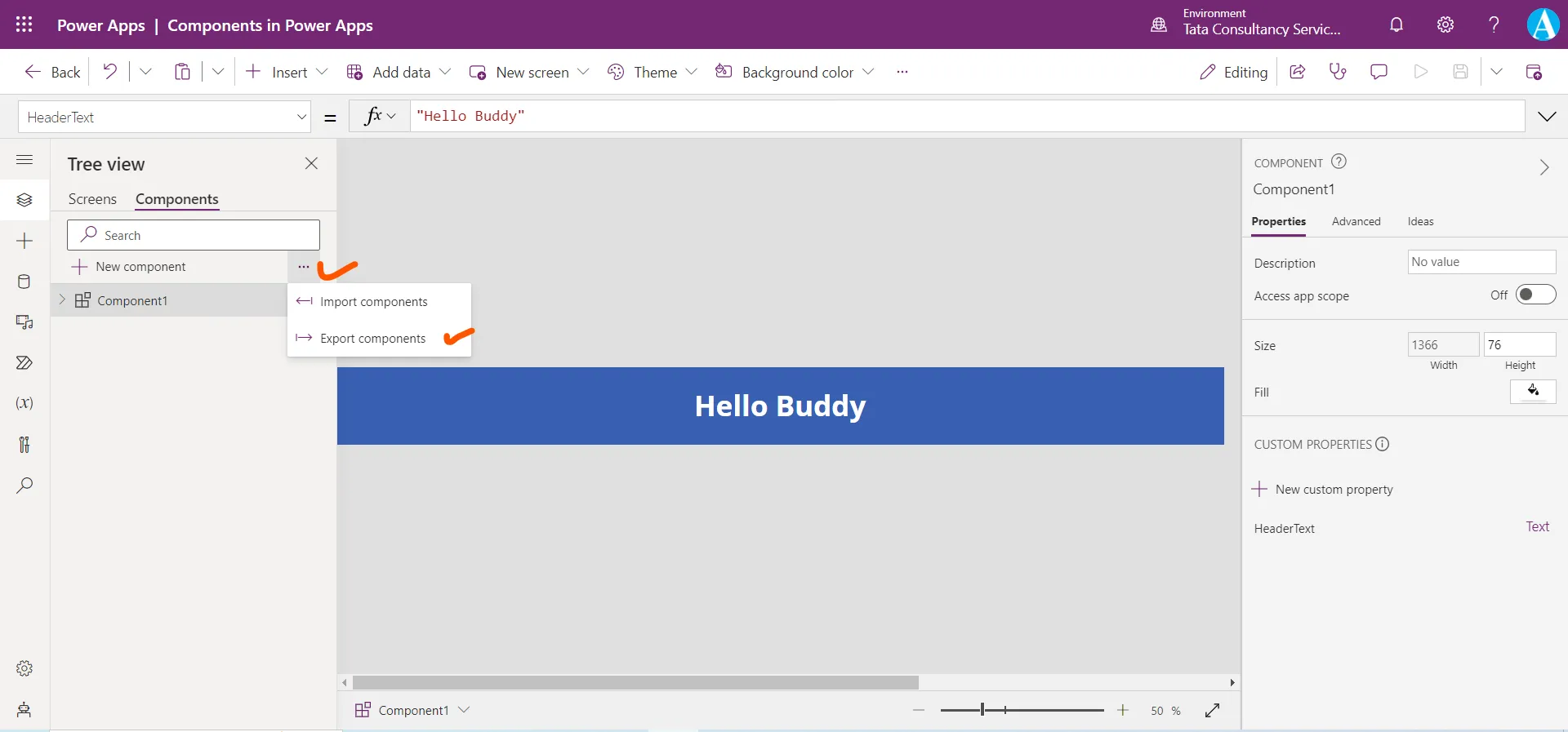 Components in Power Apps Components in Power Apps