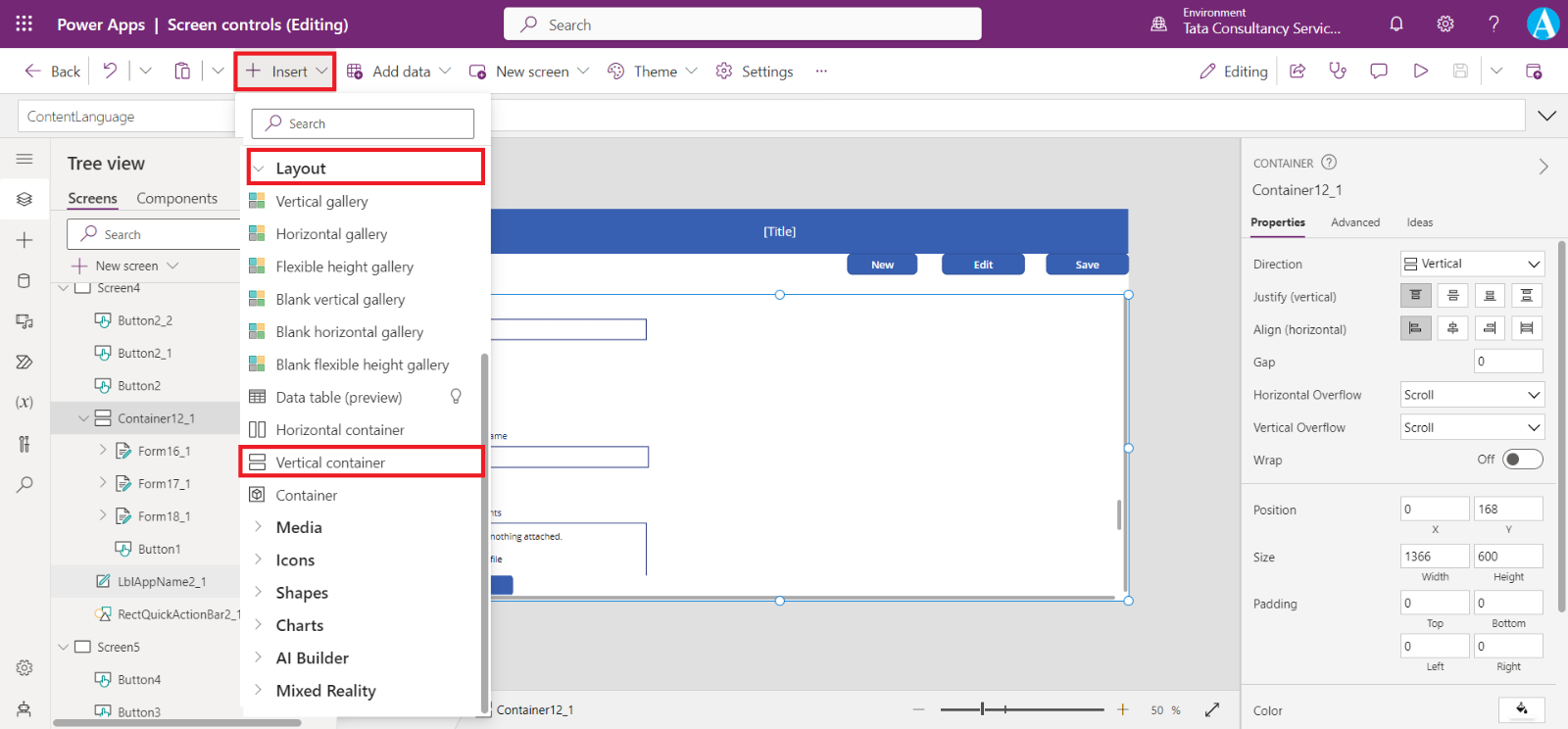 Scrollable screen in Canvas Power App Scrollable screen in Canvas Power App