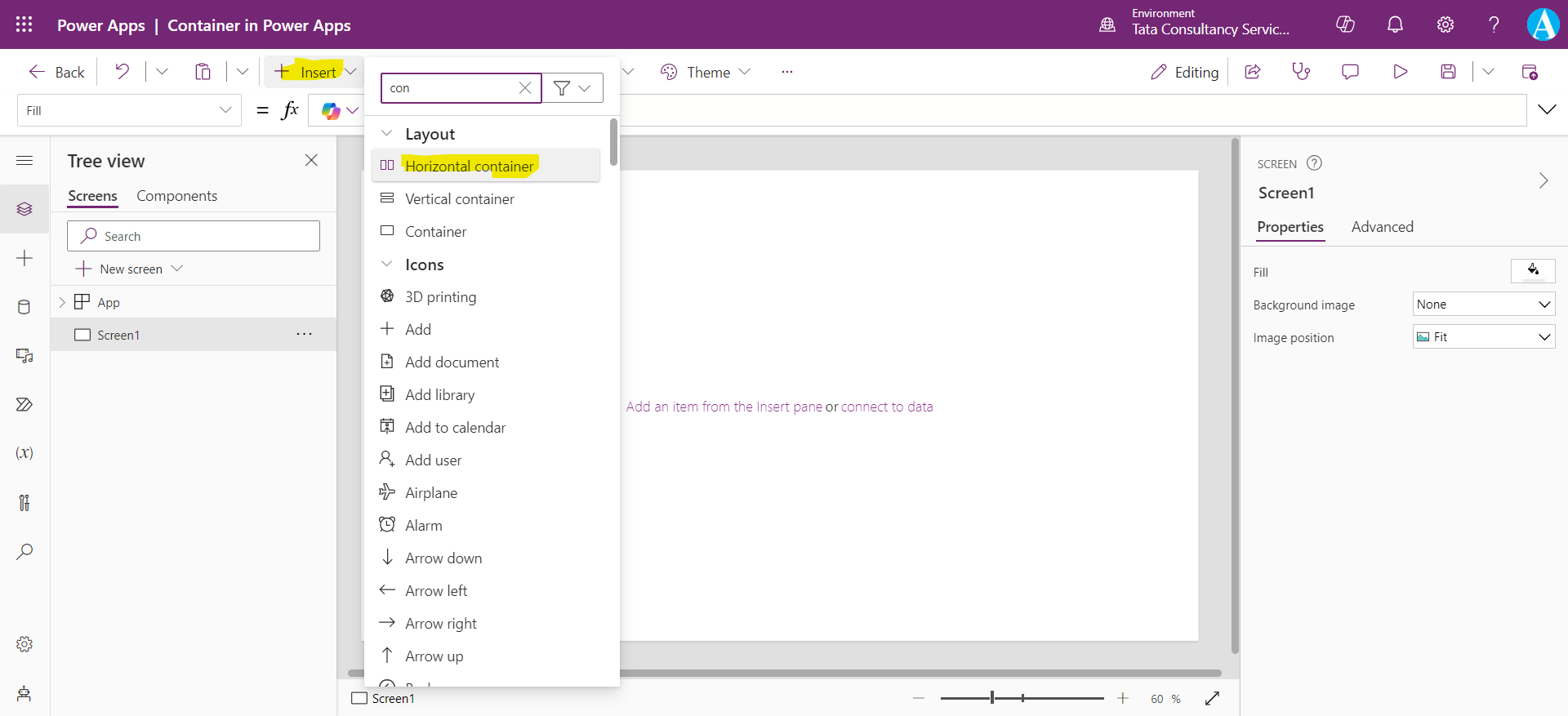 Containers in Power Apps Containers in Power Apps