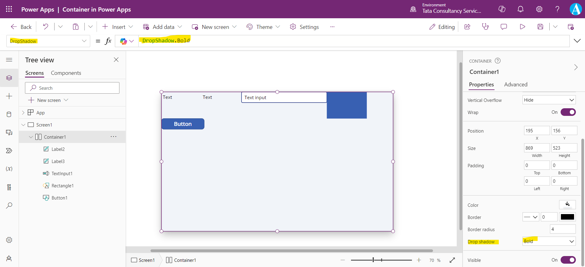 Containers in Power Apps Containers in Power Apps