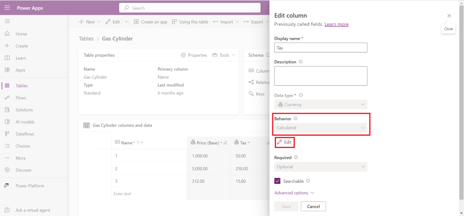 Create a Calculated column in Dataverse Create a Calculated column in Dataverse