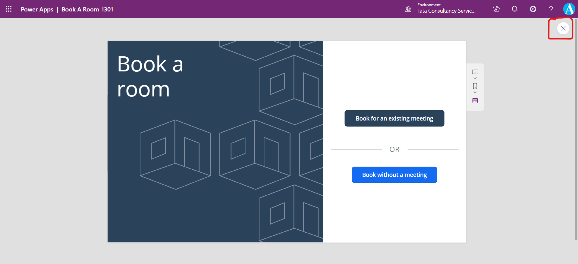 Create an app from template Create an app from template