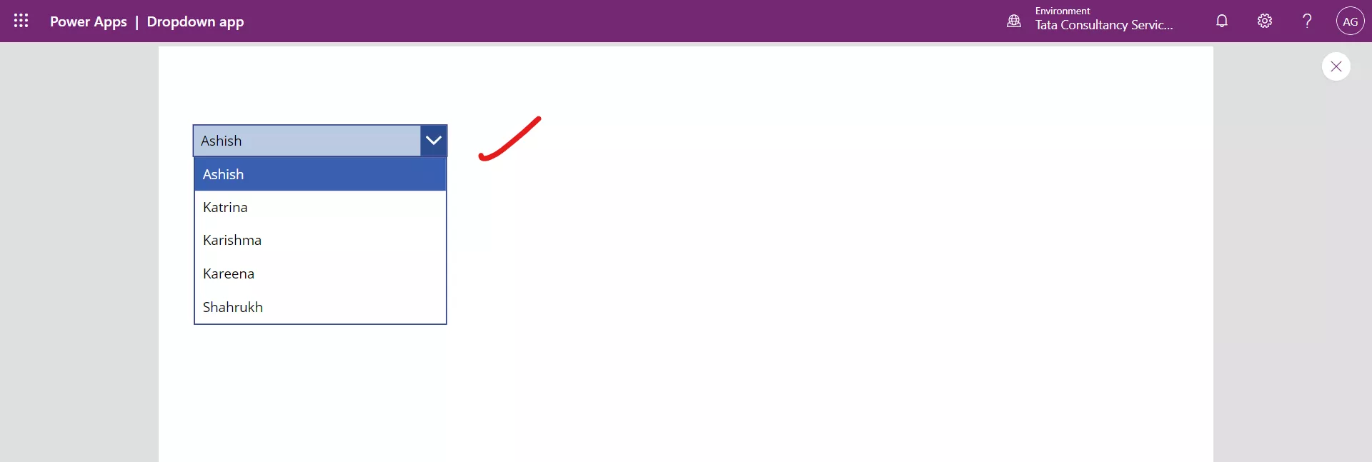 Dropdown control in Canvas Power Apps Dropdown control in Canvas Power Apps