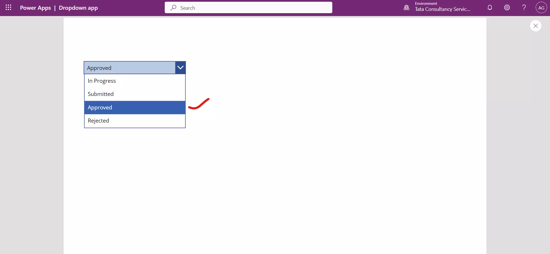 Dropdown control in Canvas Power Apps Dropdown control in Canvas Power Apps