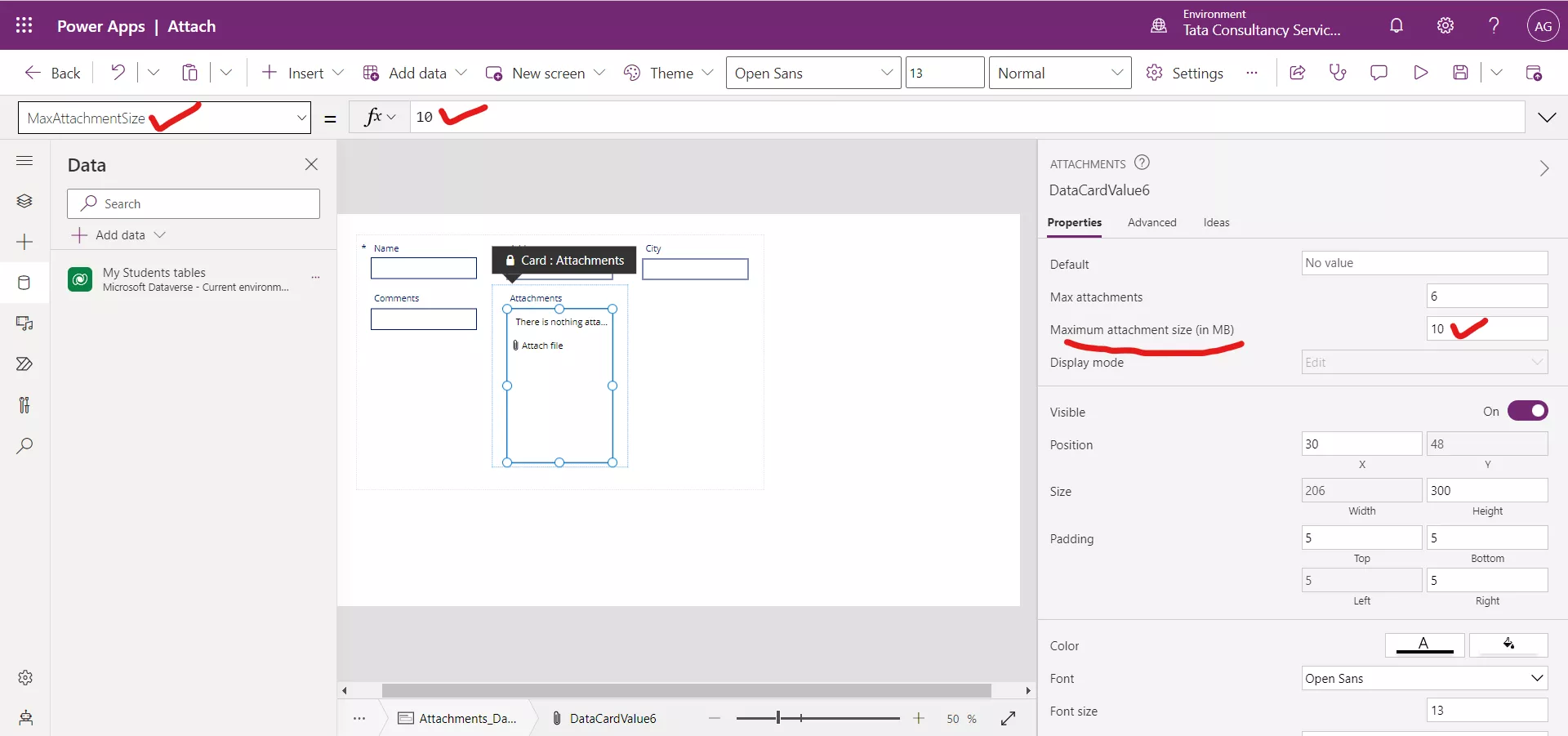 Attachments in Power Apps Attachments in Power Apps