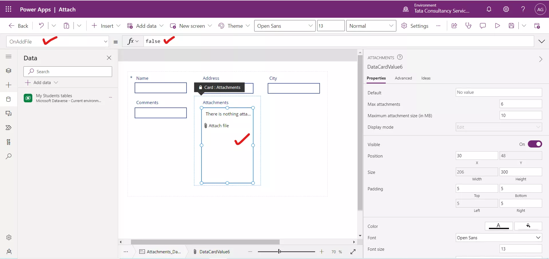 Attachments in Power Apps Attachments in Power Apps