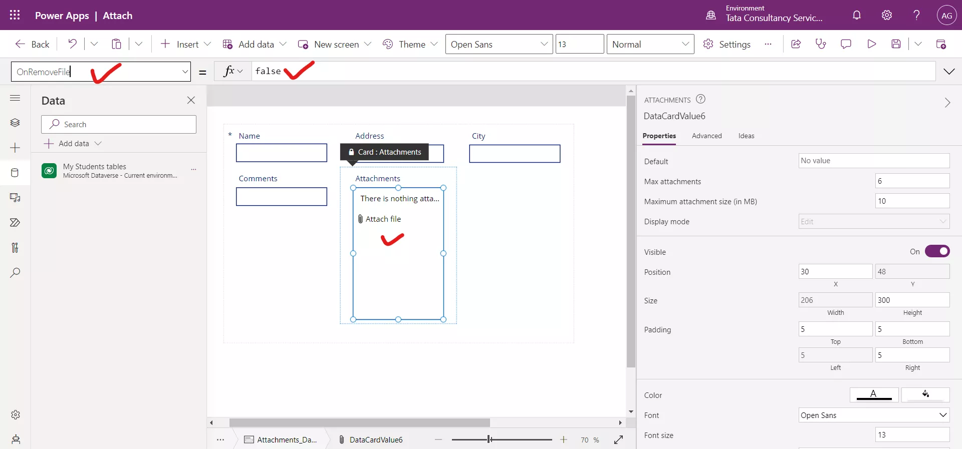 Attachments in Power Apps Attachments in Power Apps