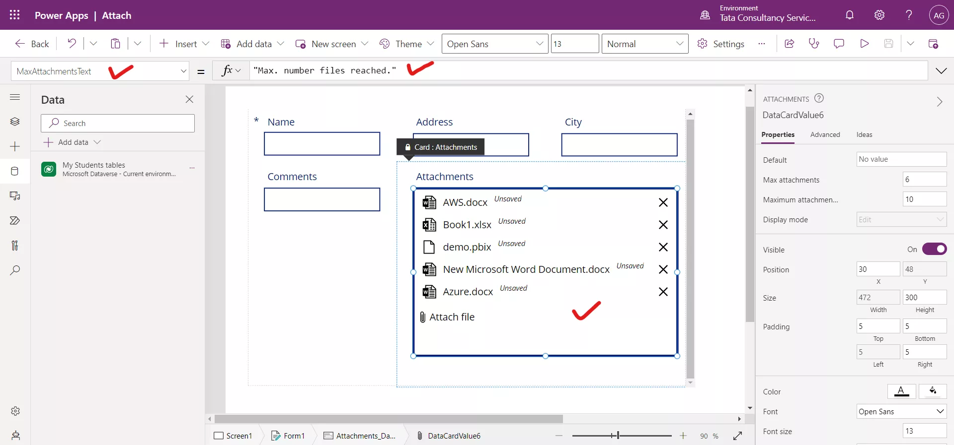 Attachments in Power Apps Attachments in Power Apps