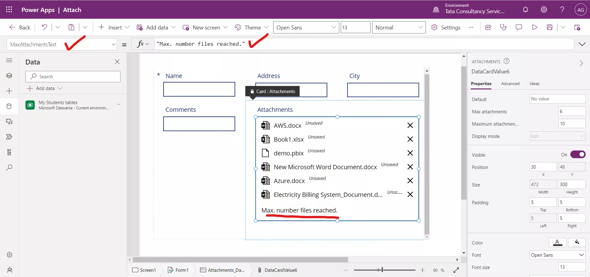 Attachments in Power Apps Attachments in Power Apps