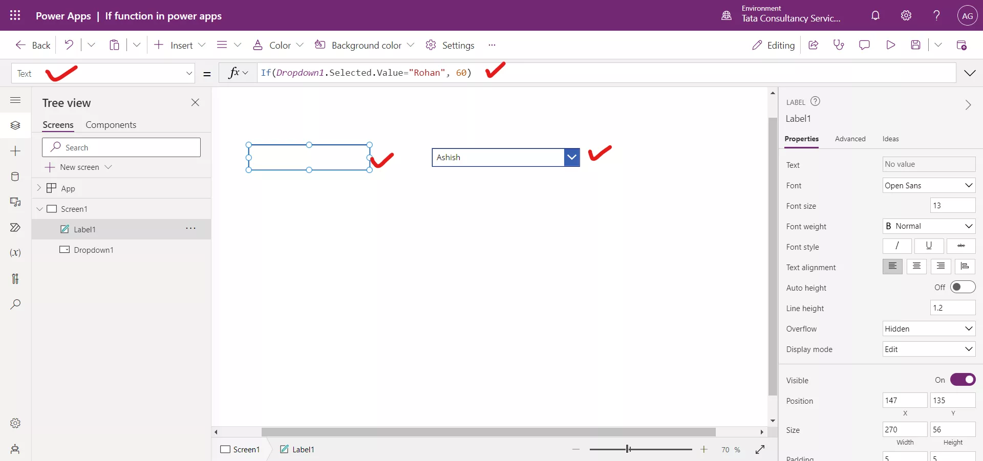If function in Power Apps If function in Power Apps