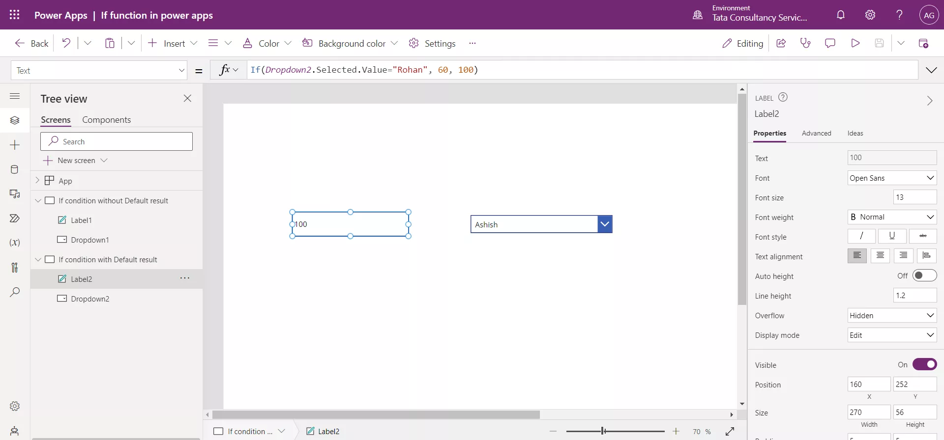 If function in Power Apps If function in Power Apps