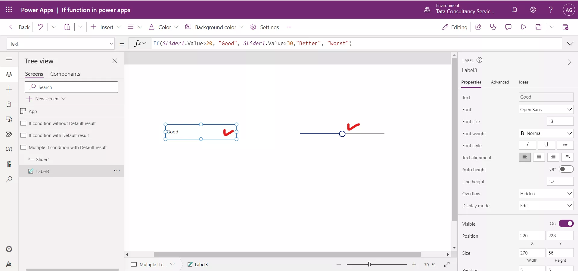 If function in Power Apps If function in Power Apps