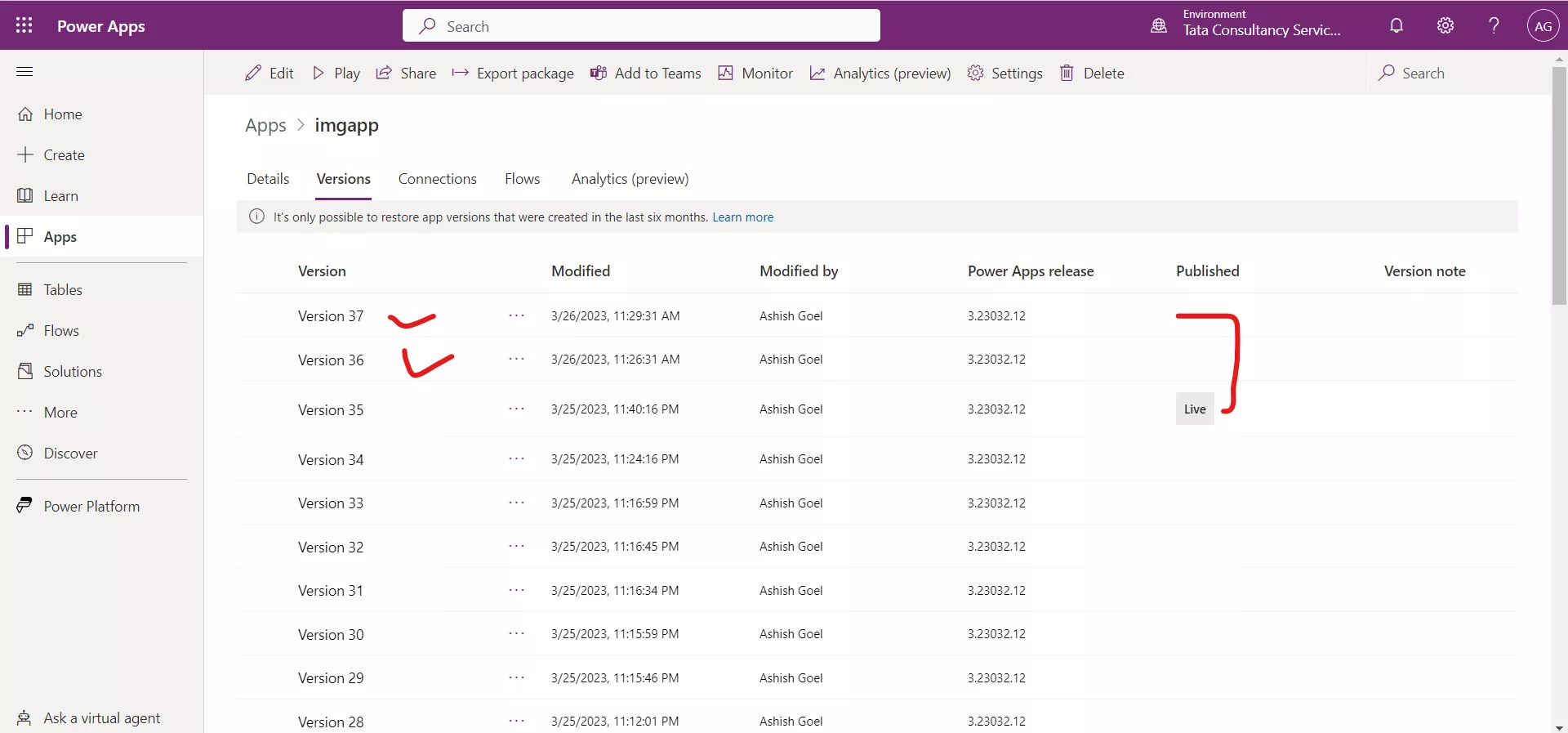 Save the Powerapp Save the Powerapp