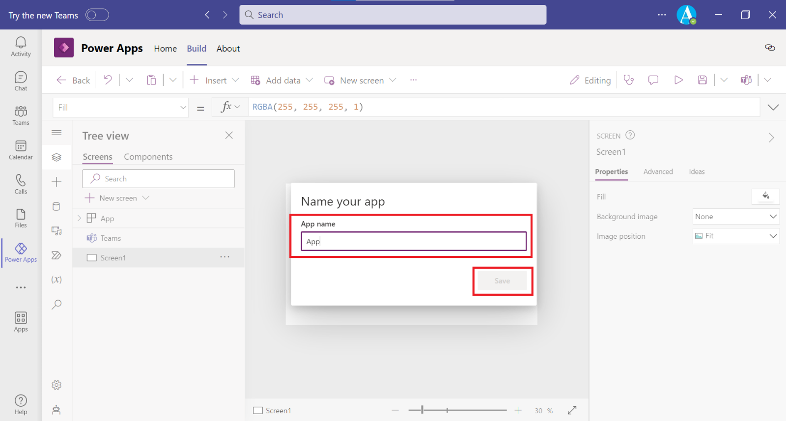 Power Apps in Teams Power Apps in Teams