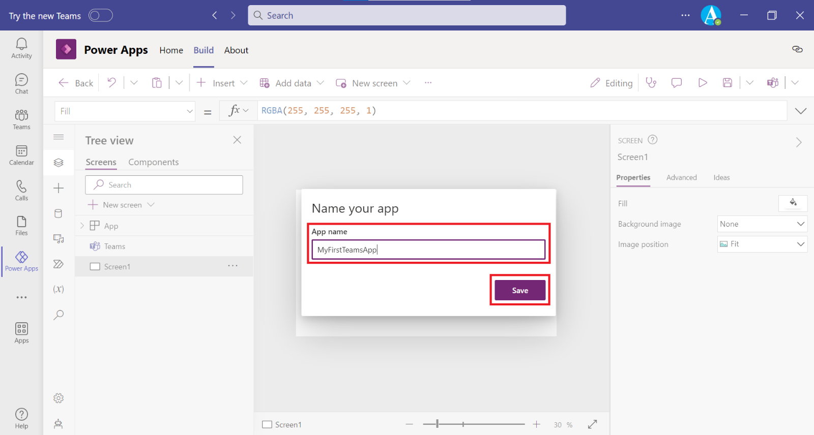 Power Apps in Teams Power Apps in Teams