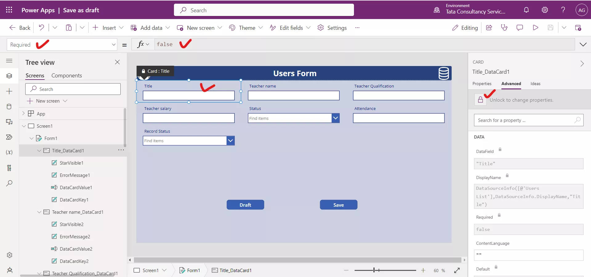 Save as Draft in Canvas Power Apps Save as Draft in Canvas Power Apps