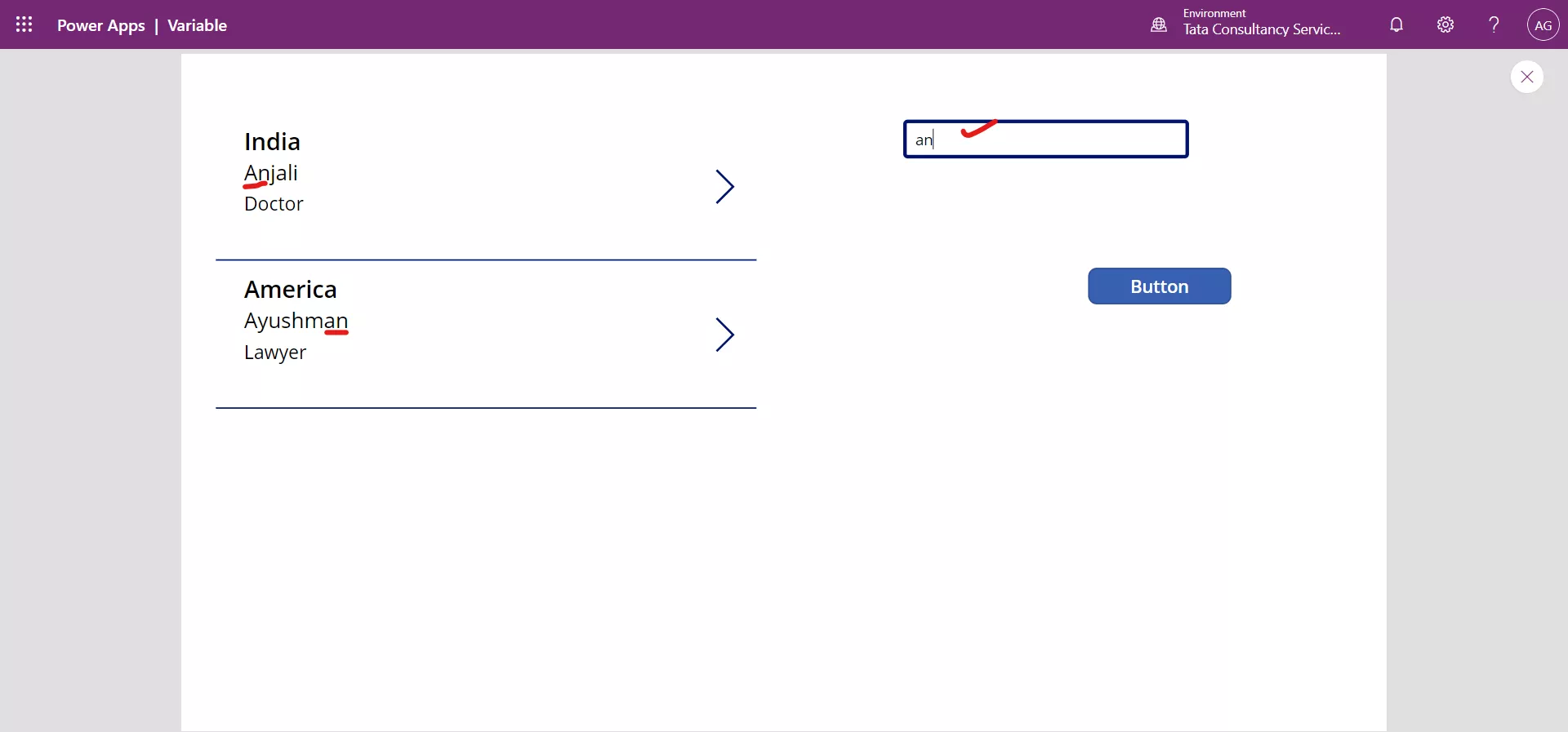 Search function in Power Apps Search function in Power Apps