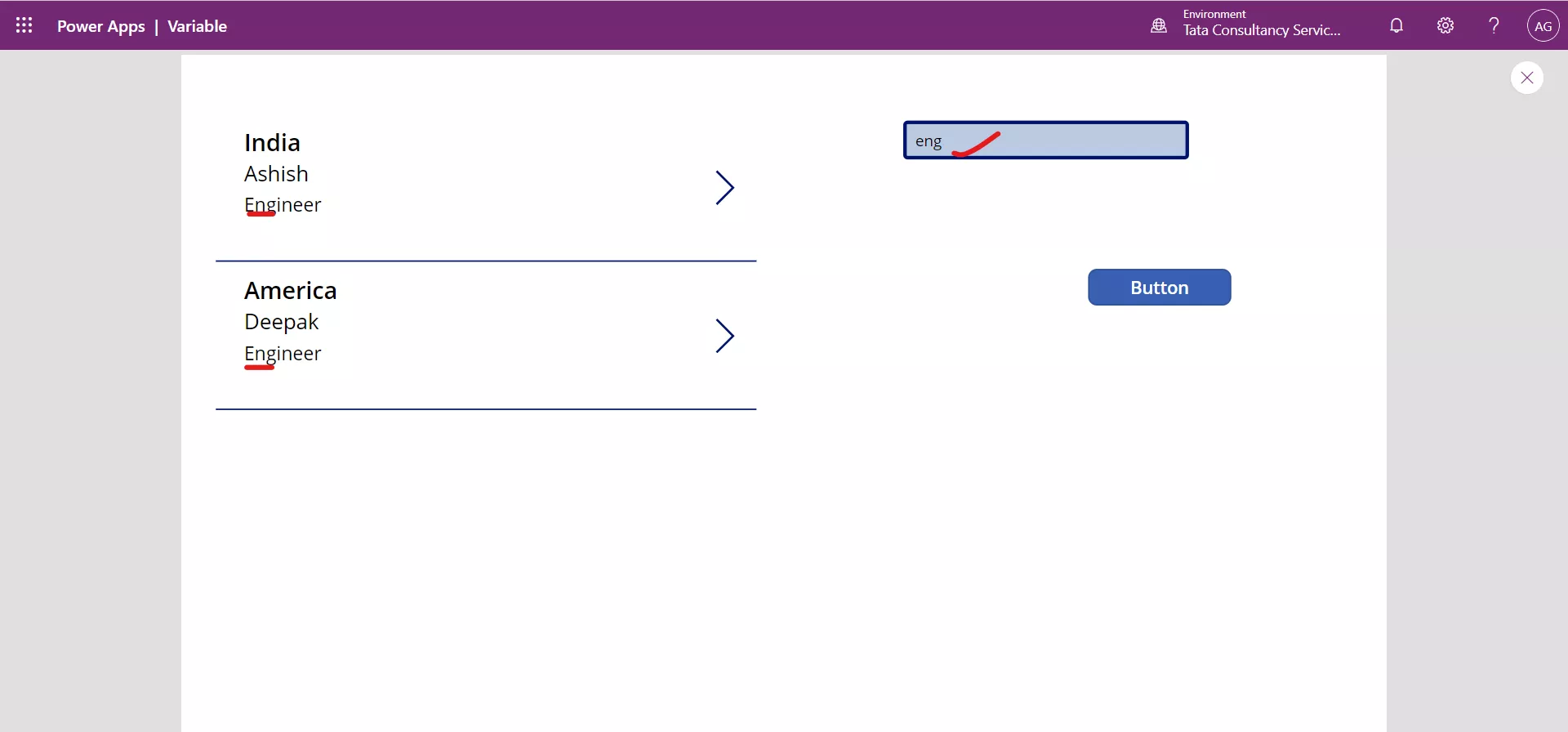Search function in Power Apps Search function in Power Apps
