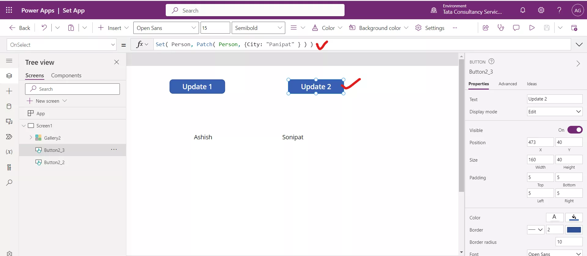 Set function in Power Apps Set function in Power Apps
