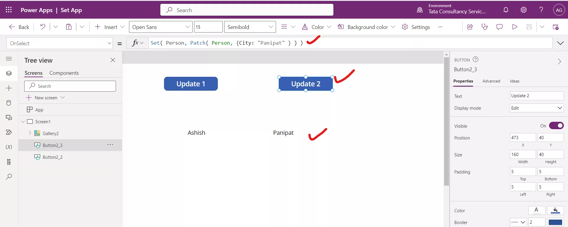 Set function in Power Apps Set function in Power Apps