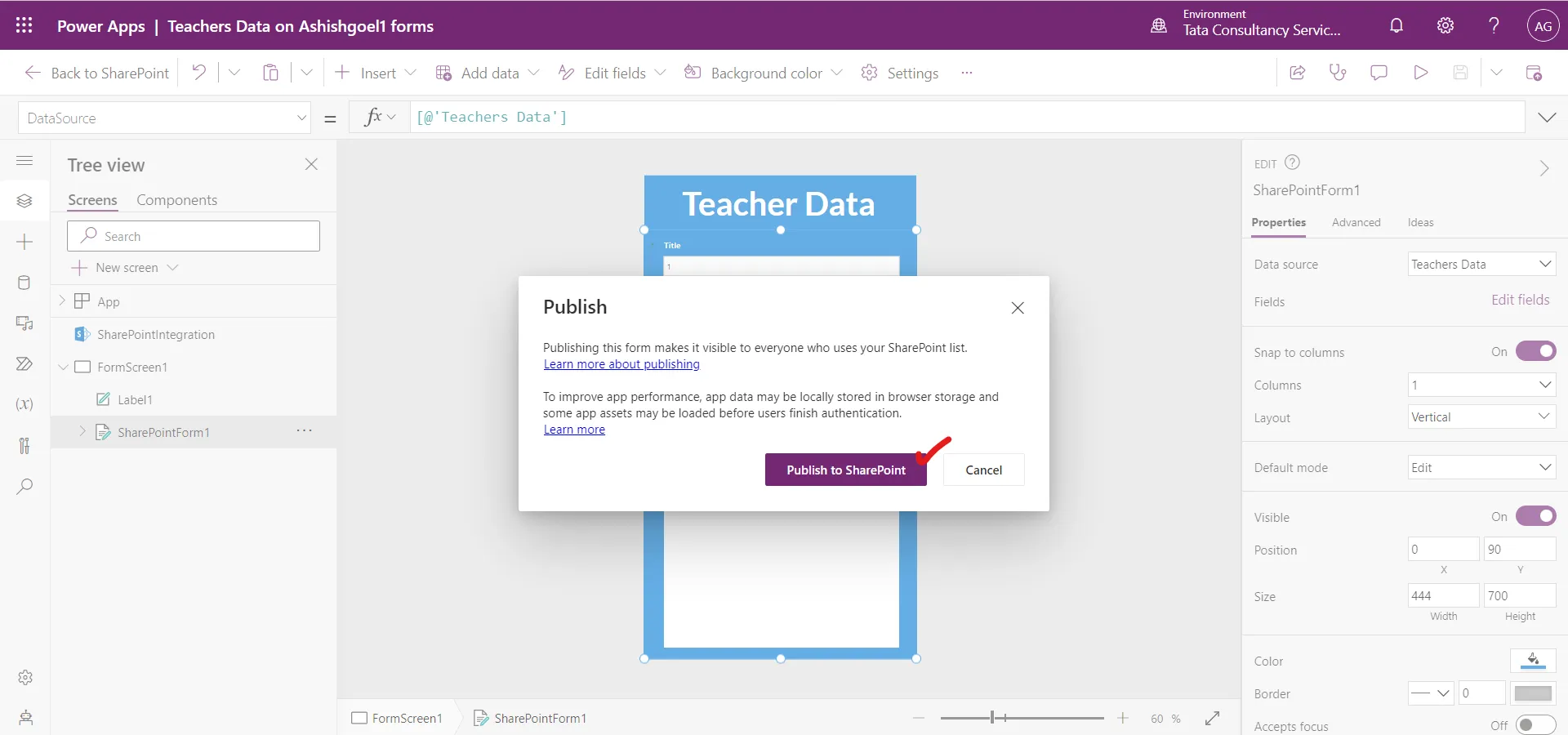 SharePoint List Form SharePoint List Form