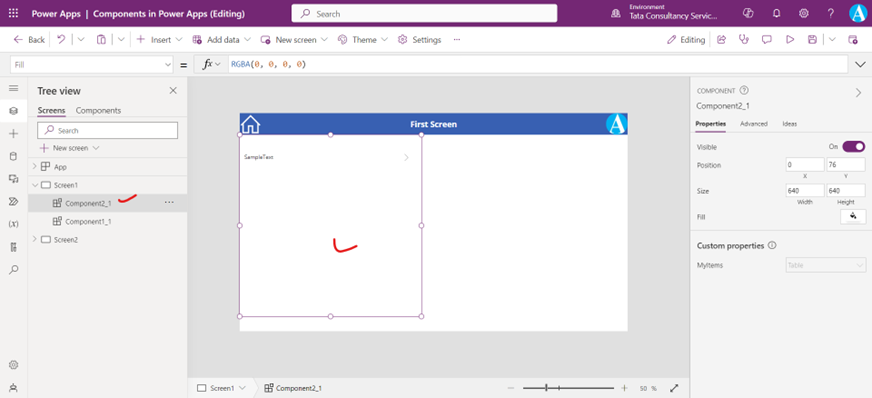 Sidebar Navigation Component in Power Apps
