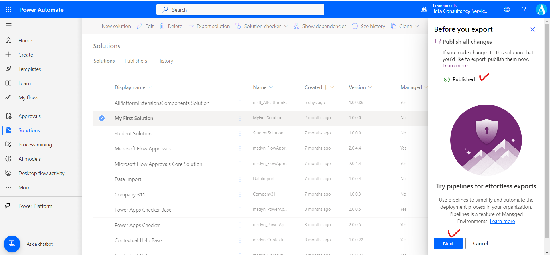Solutions in Power Platform Solutions in Power Platform
