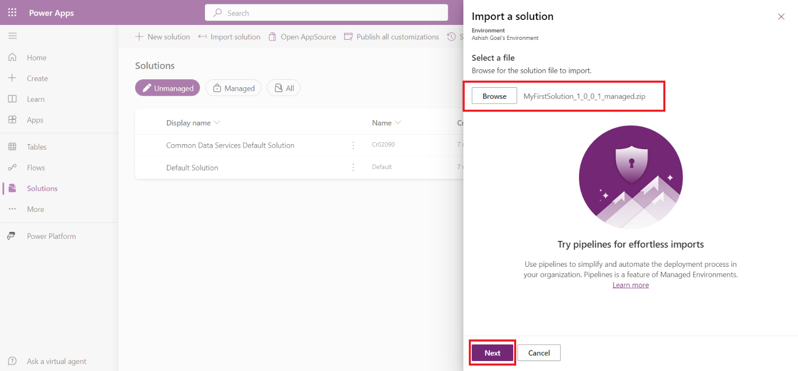 Solutions in Power Platform Solutions in Power Platform