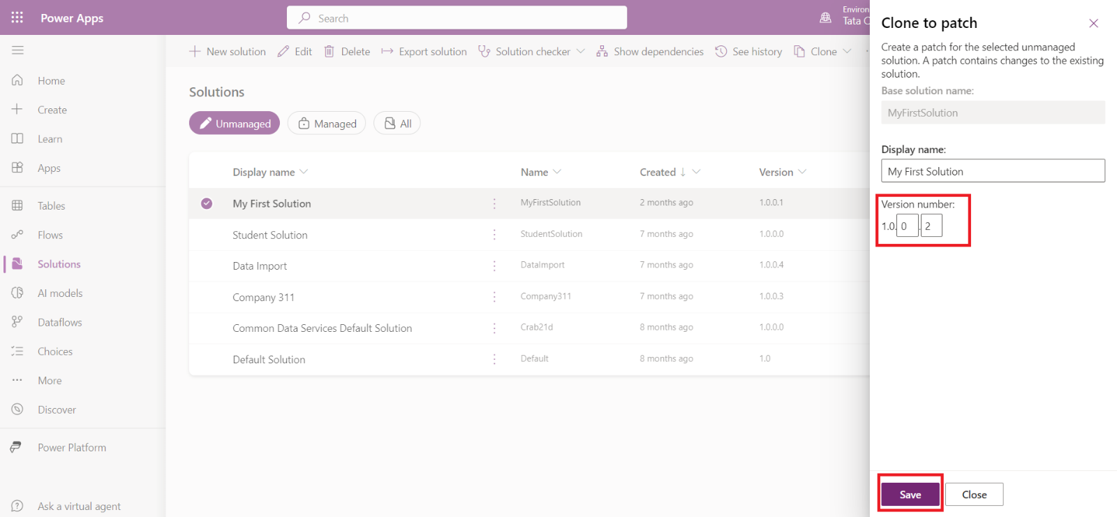 Solutions in Power Platform Solutions in Power Platform