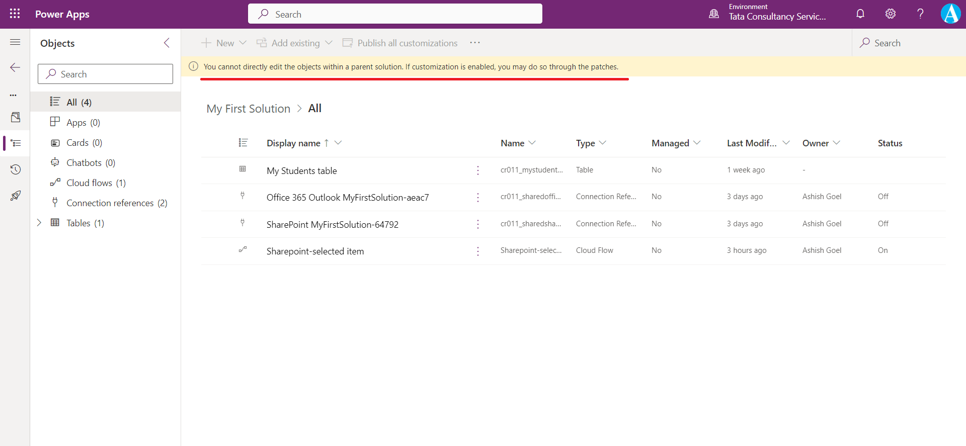 Solutions in Power Platform Solutions in Power Platform