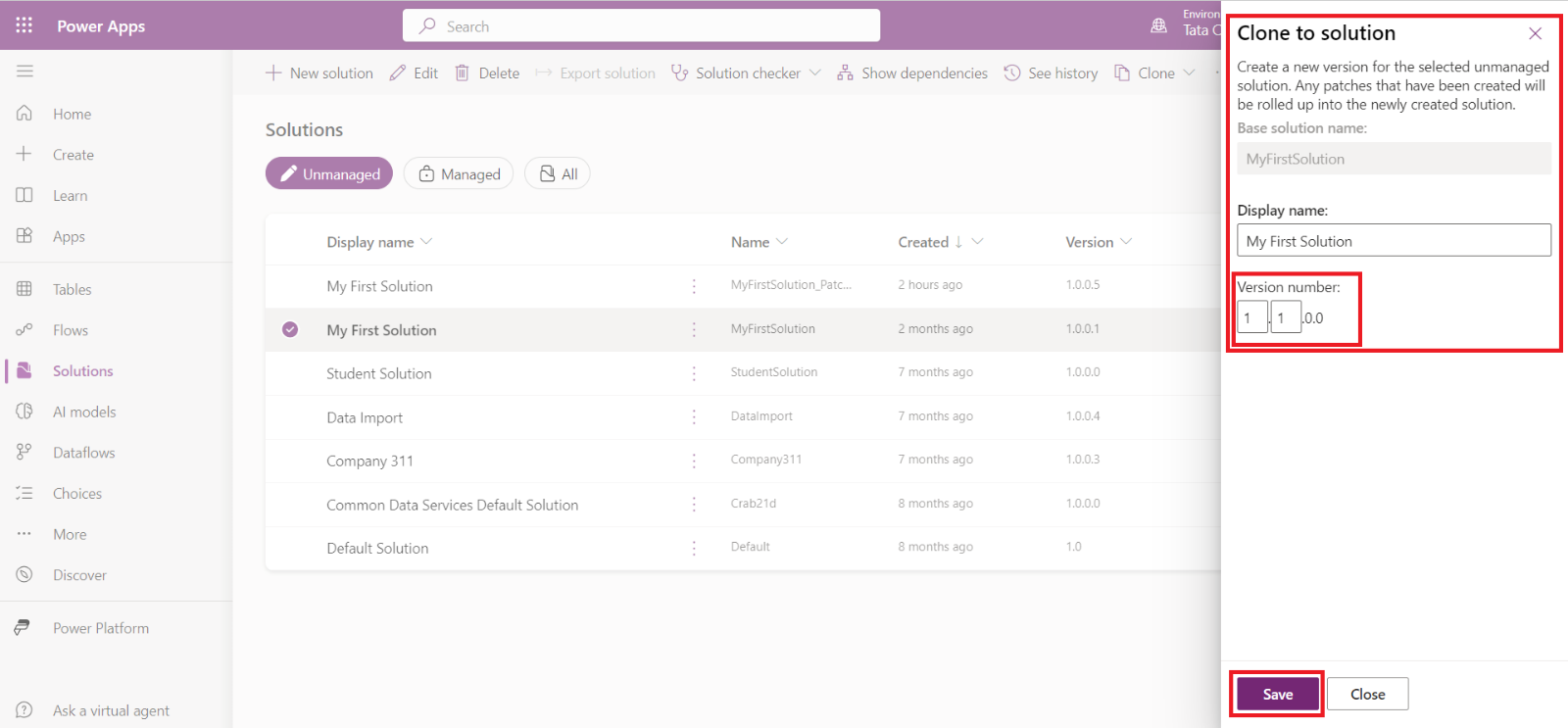 Solutions in Power Platform Solutions in Power Platform