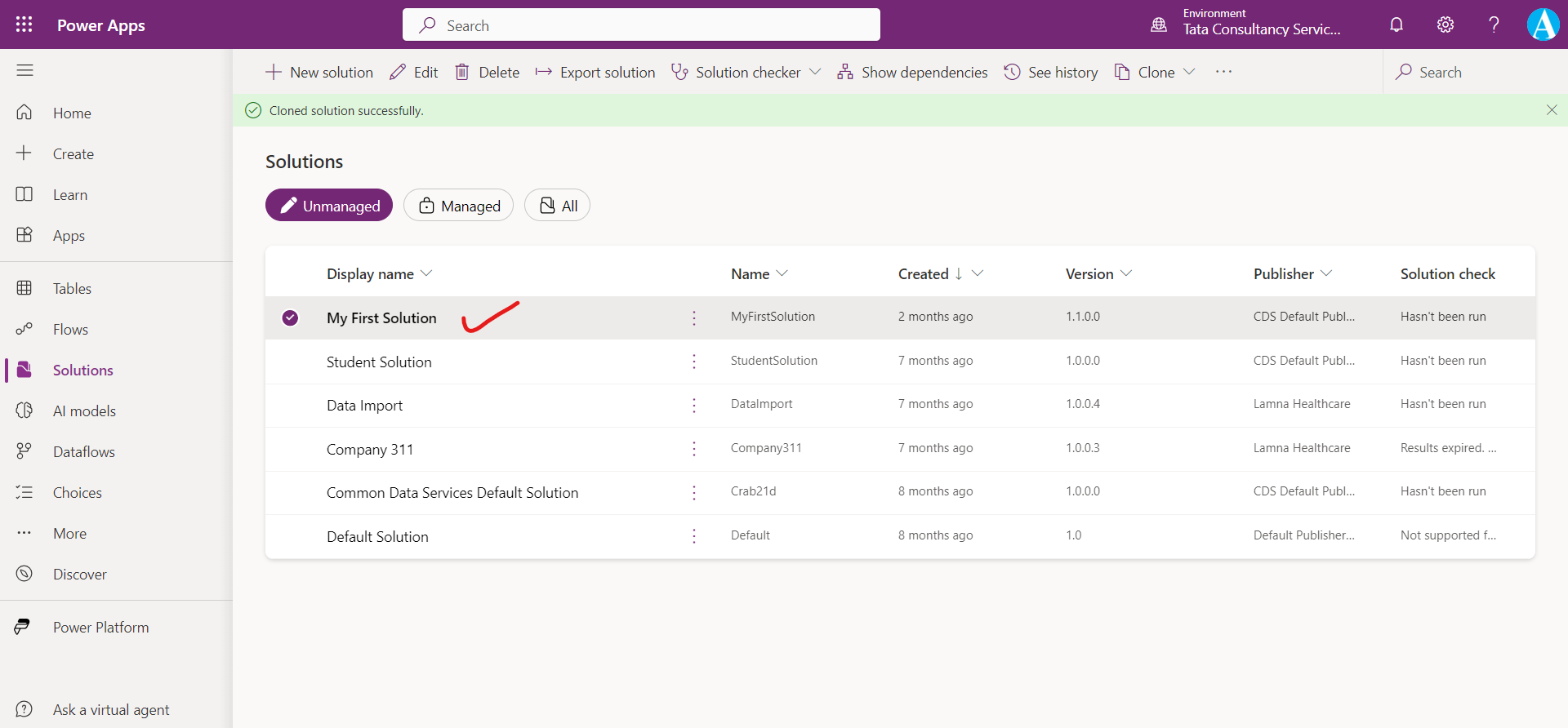Solutions in Power Platform Solutions in Power Platform