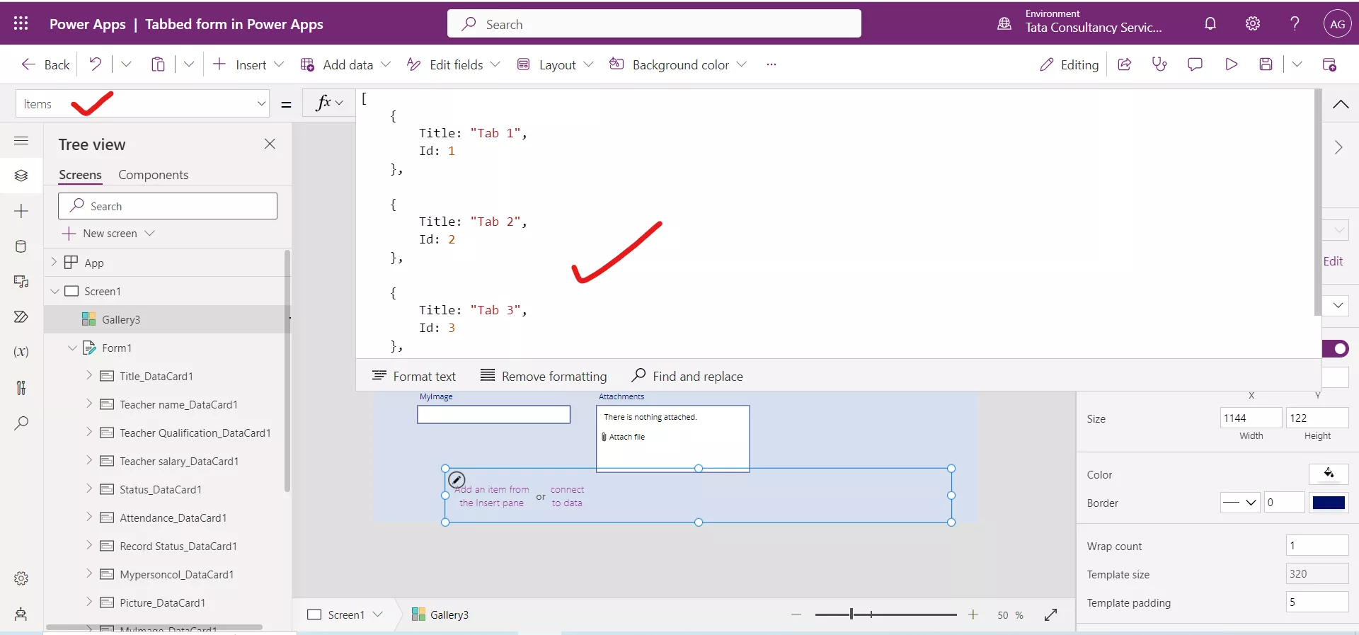 Tabbed Form in Power Apps Tabbed Form in Power Apps