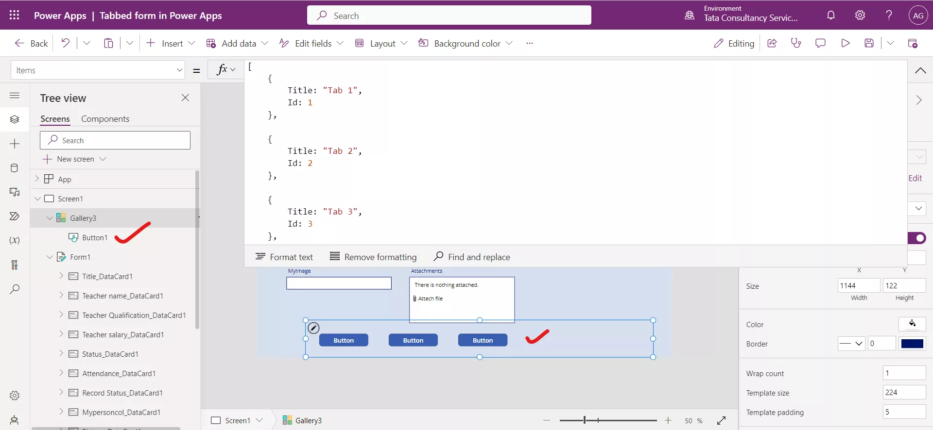 Tabbed Form in Power Apps Tabbed Form in Power Apps