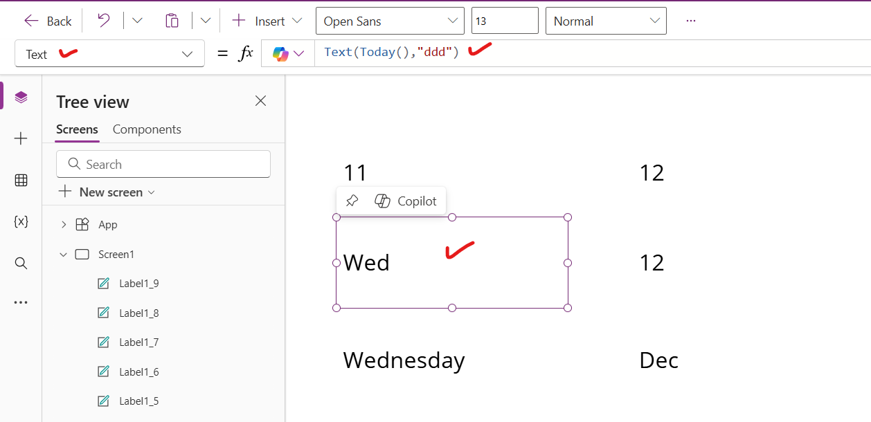 Text function in Power Apps Text function in Power Apps