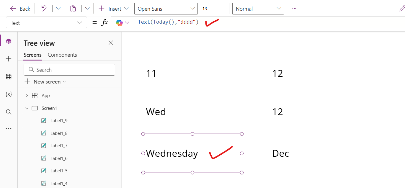 Text function in Power Apps Text function in Power Apps