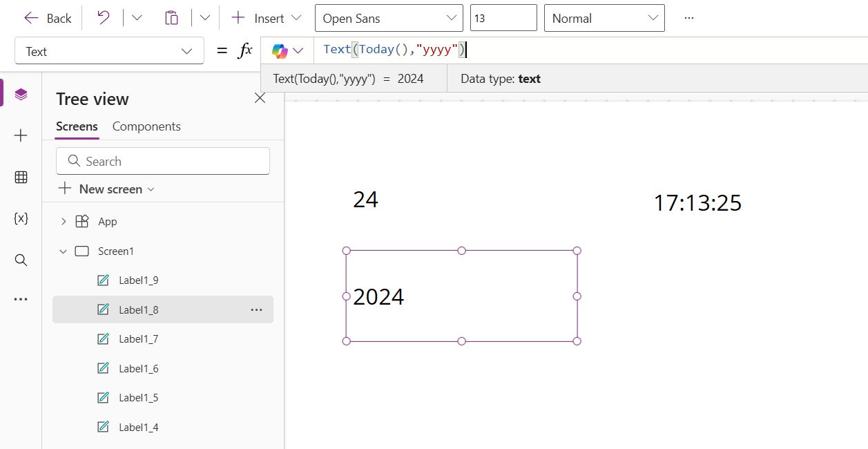 Text function in Power Apps Text function in Power Apps