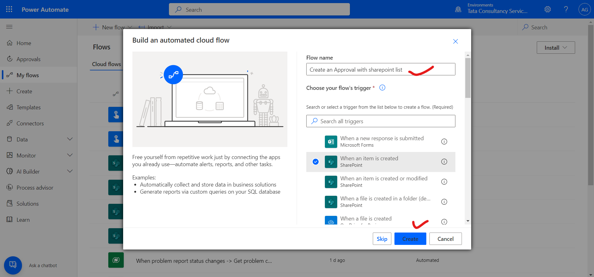Create an Approval Flow with SharePoint list Create an Approval Flow with SharePoint list