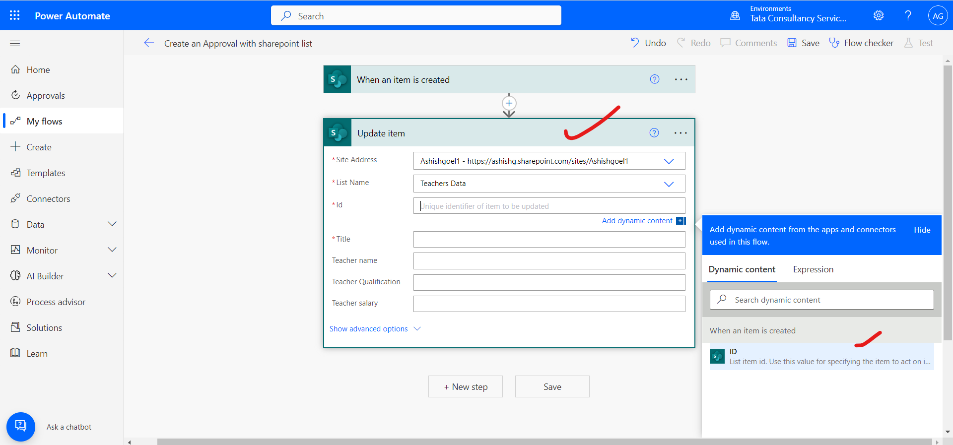 Create an Approval Flow with SharePoint list Create an Approval Flow with SharePoint list