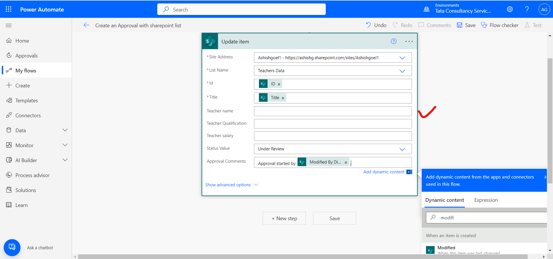 Create an Approval Flow with SharePoint list Create an Approval Flow with SharePoint list